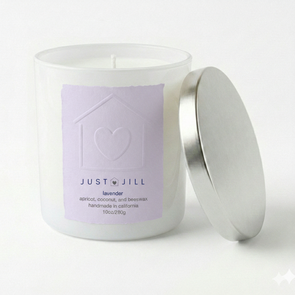 Just Jill Lavender Scented Candle (Single)