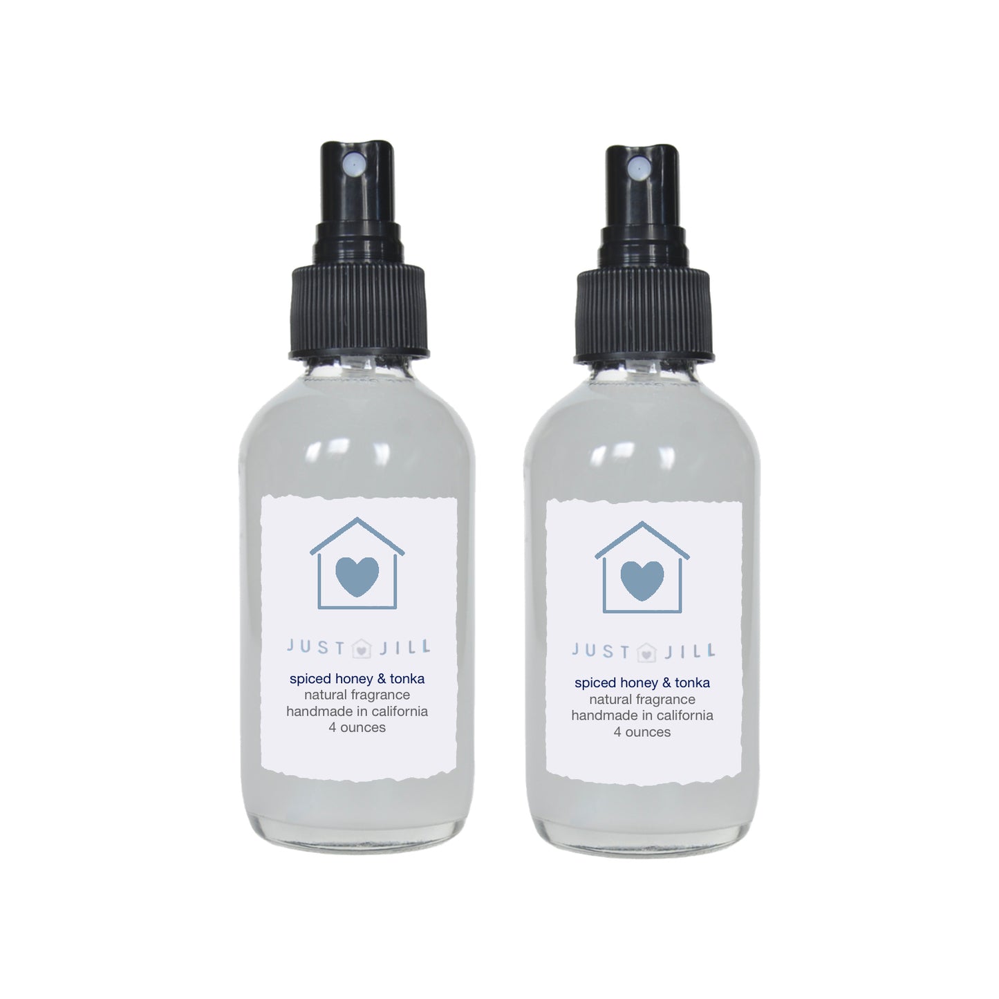 Just Jill Set of 2 Room Sprays-Spiced Honey and Tonka