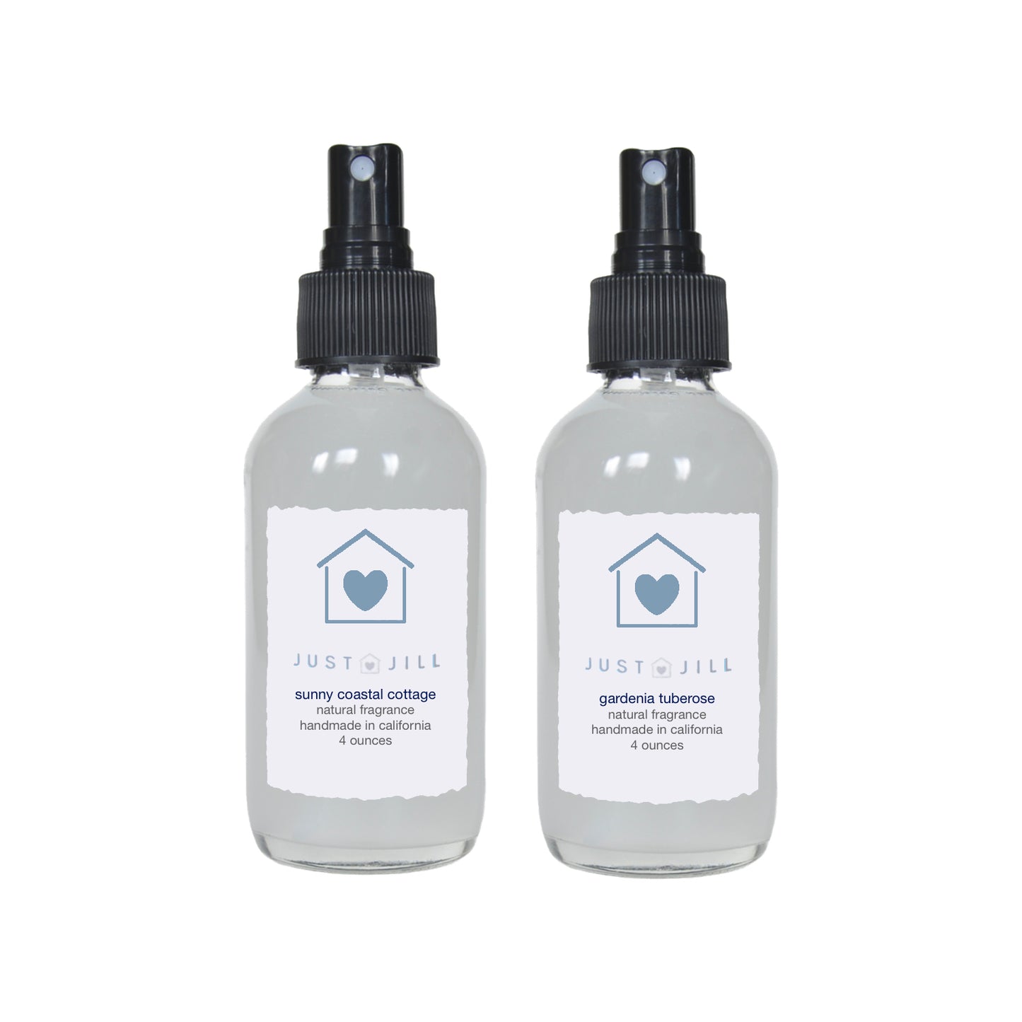 Just Jill Sunny Coastal Cottage and Gardenia Tuberose Room Sprays (2 Pack)