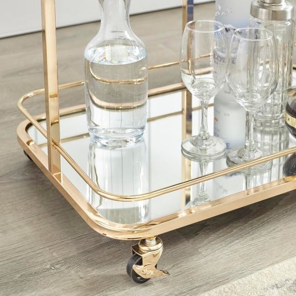 angelo:HOME Bar Cart - Alcott 3 - Tier (gold) - angelo:HOME - Tables and Storage