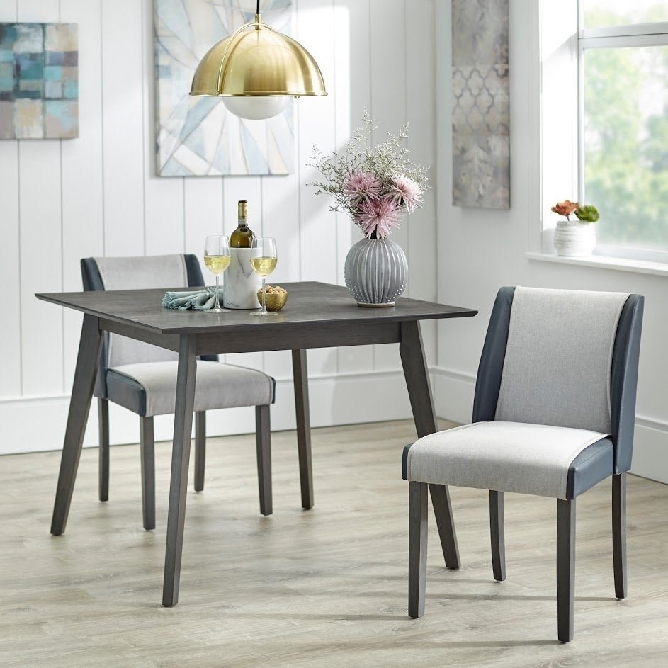 angelo:HOME Dining Set - Grayson 3 - Piece (grey) - angelo:HOME - Dining Chairs