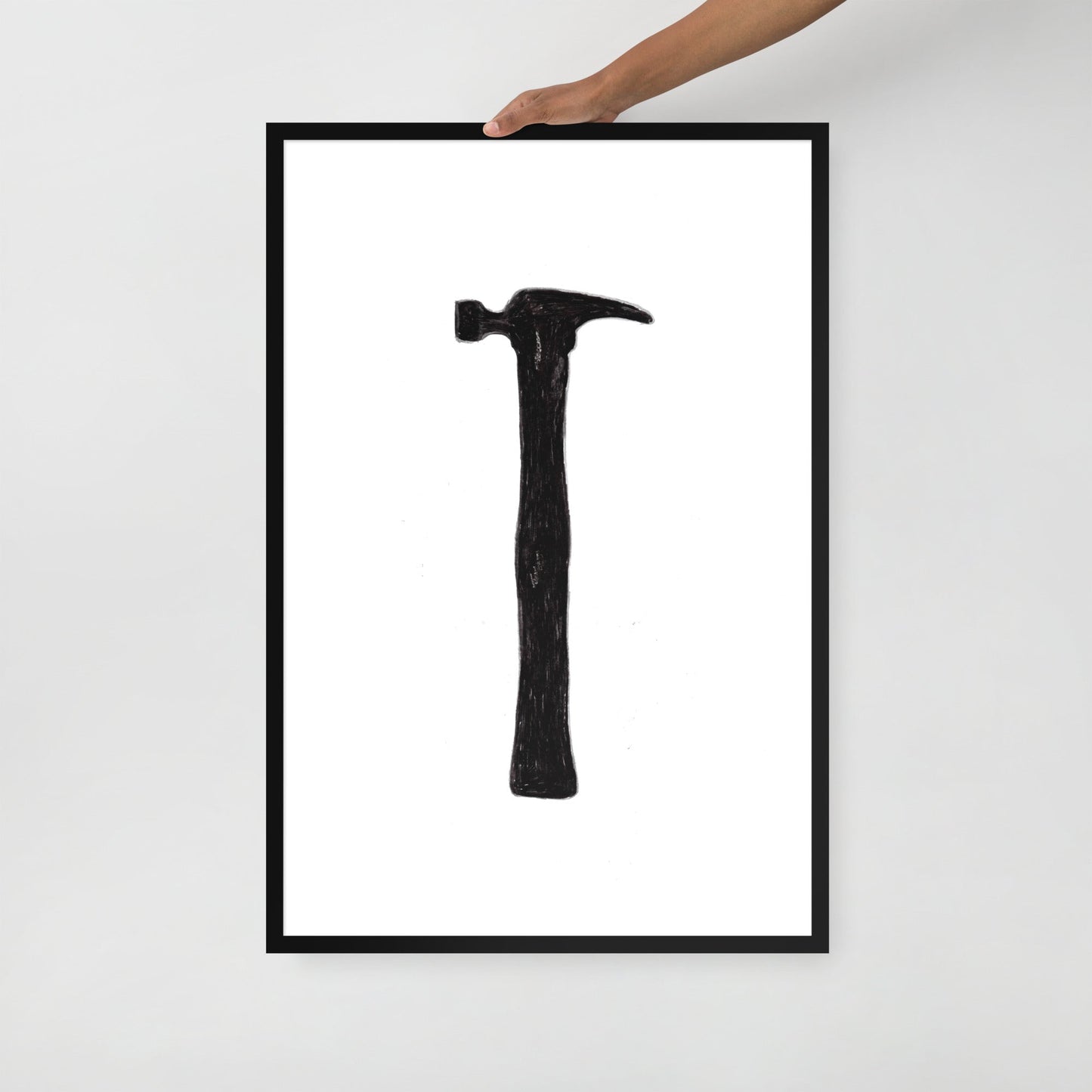 Ink Drawing Framed Print, Hammer - angelo:HOME -