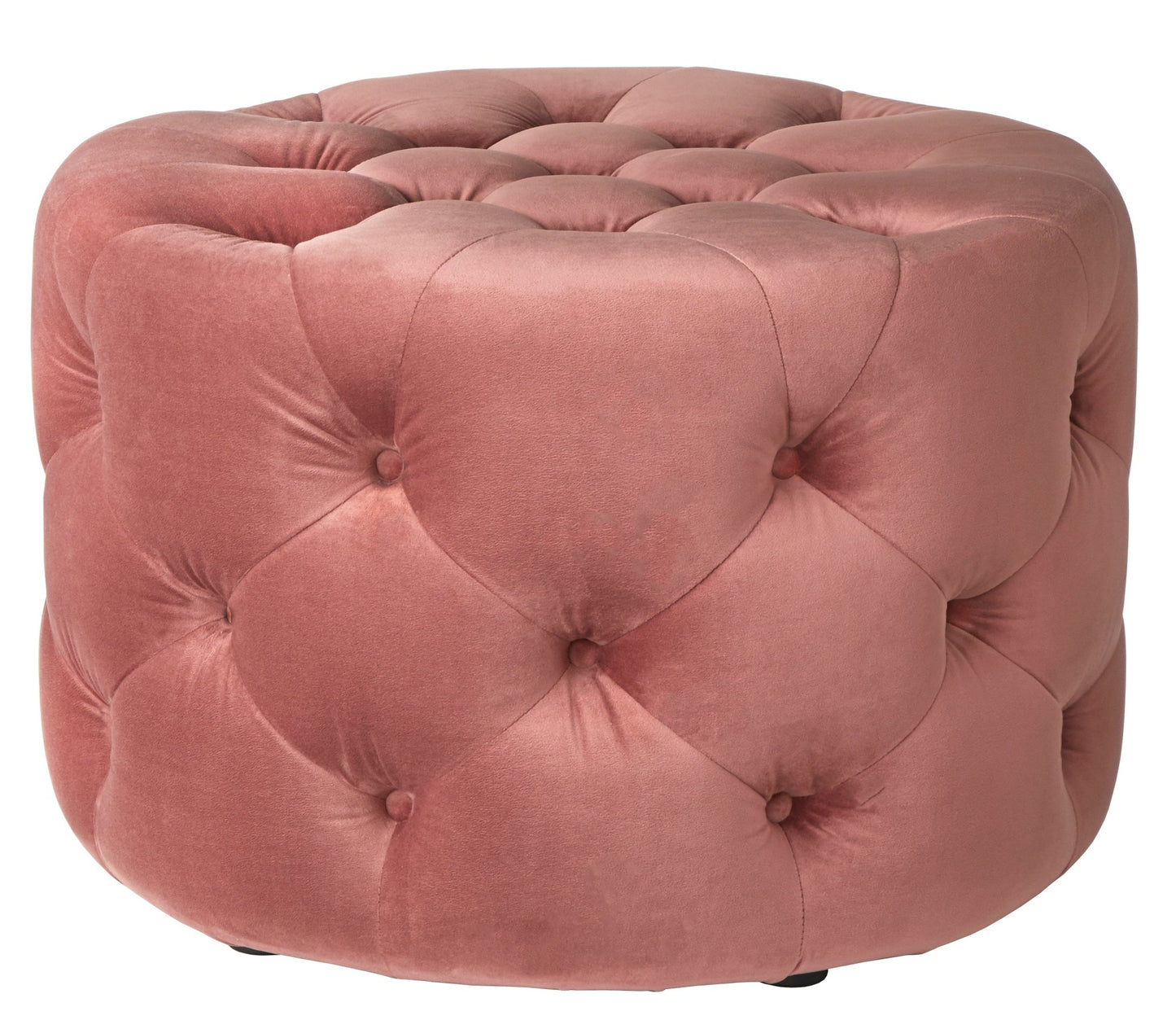 Ottoman - Scopi Round - in Rose - angelo:HOME - Ottoman