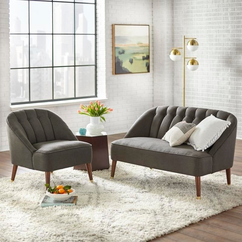 angelo:HOME Armless Chair - Edith (grey) - angelo:HOME
