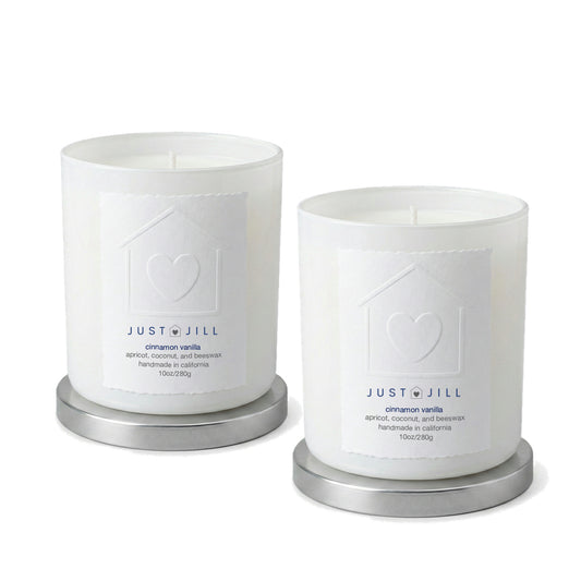 Just Jill Cinnamon Vanilla Scented Candles (2-pack)