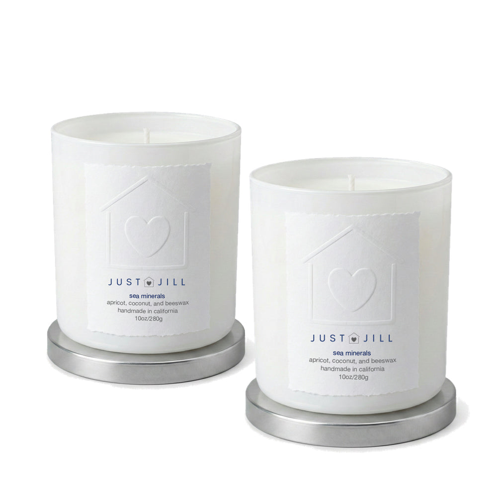 Just Jill Sea Minerals Scented Candles (2 pack)