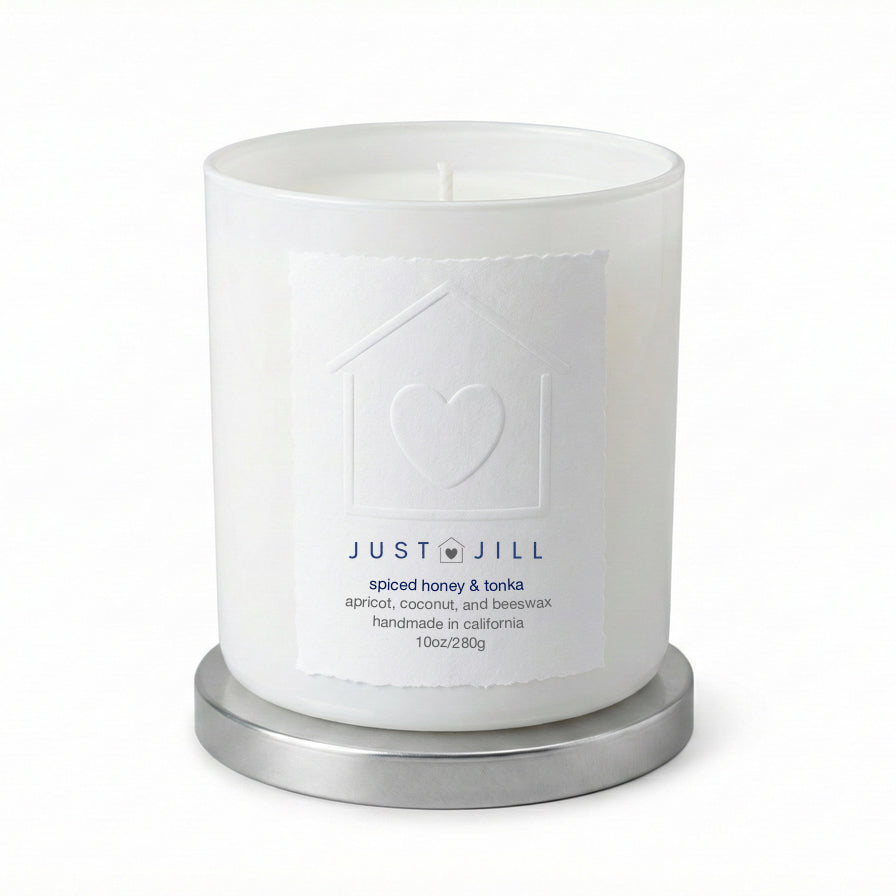 Just Jill Spiced Honey Tonka and Lemon Pound Cake Scented Candles (2 pack)