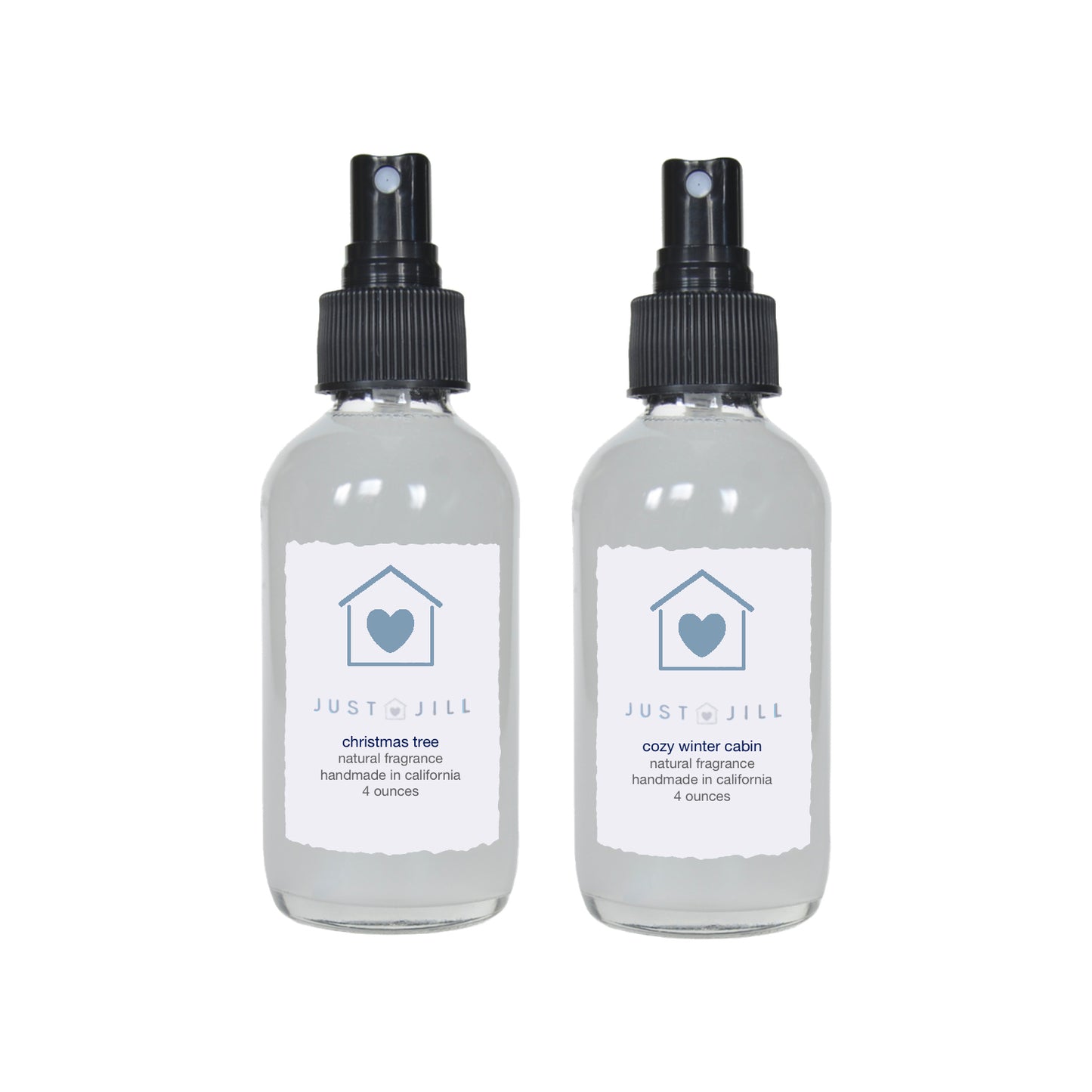 Just Jill Christmas Tree and Cozy Winter Cabin Room Sprays (2 Pack)