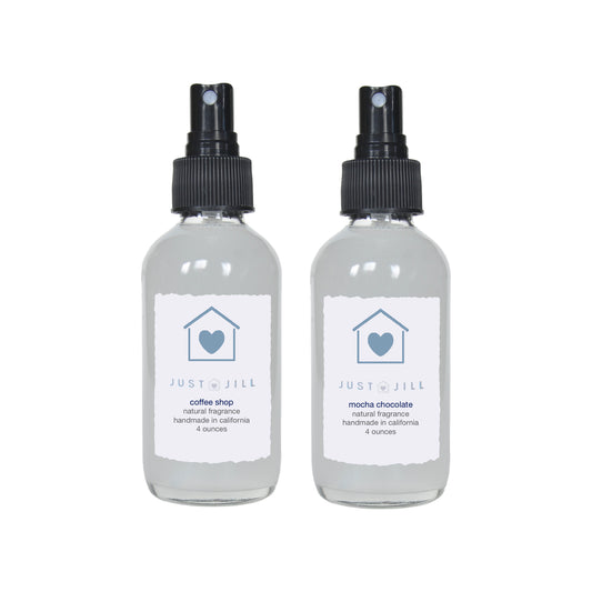 Just Jill Coffee Shop and Mocha Chocolate Room Sprays (2 Pack)