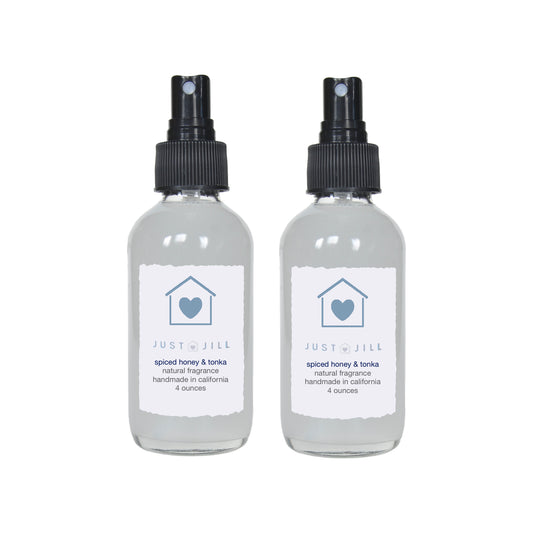 Just Jill Set of 2 Room Sprays-Spiced Honey and Tonka