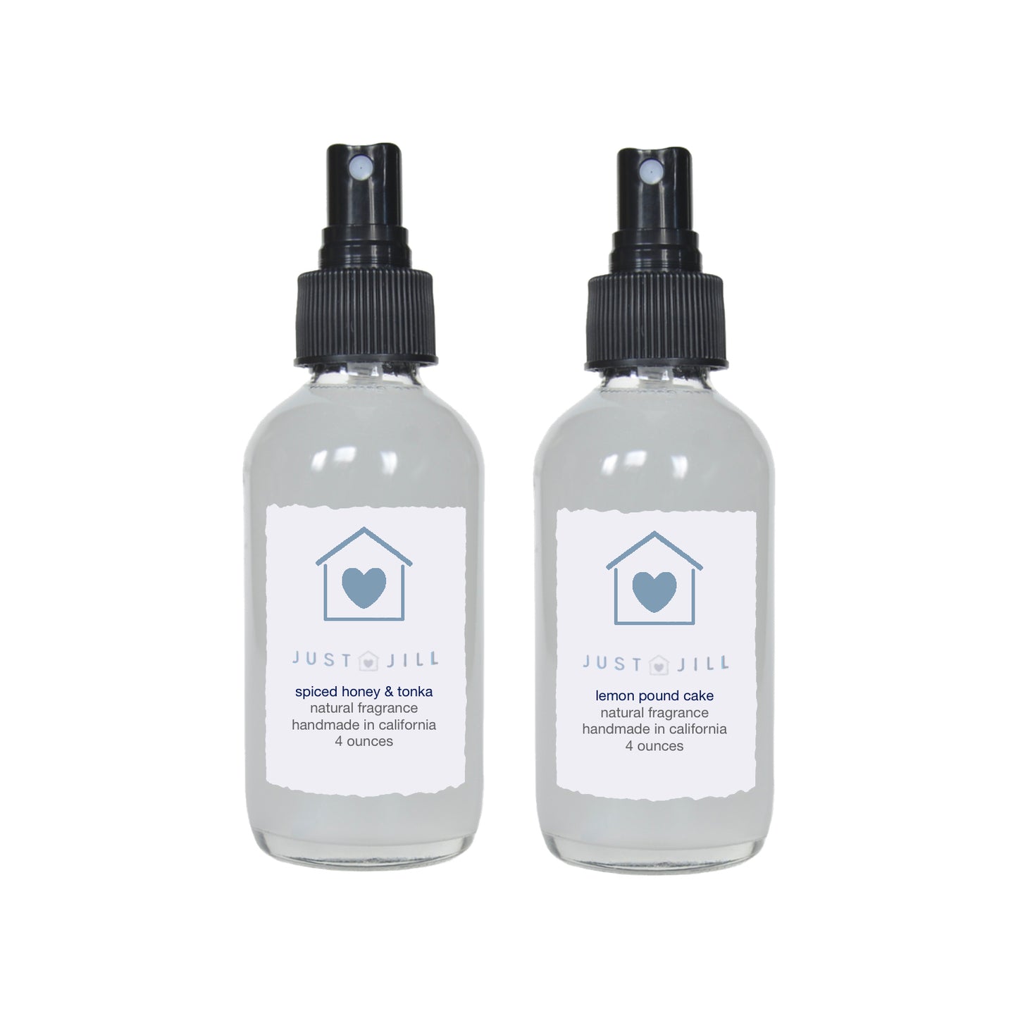 Just Jill Spiced Honey & Tonka and Lemon Pound Cake Room Sprays (2 Pack)
