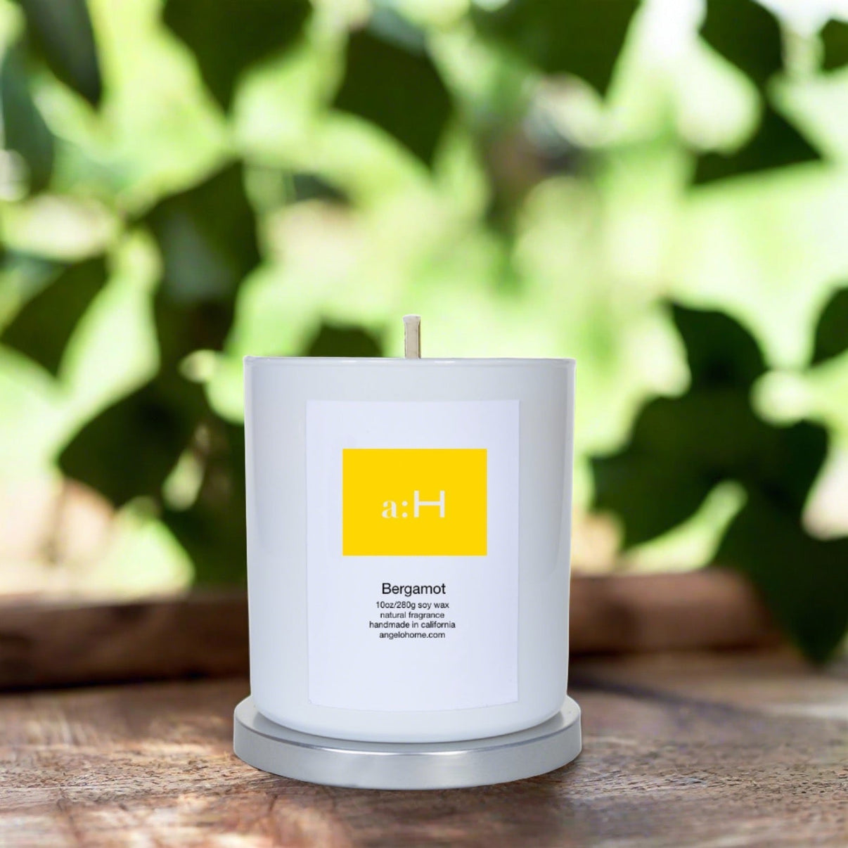 Bergamot Luxury Candle & Home Fragrance | Apricot Wax Candle – angelo:HOME