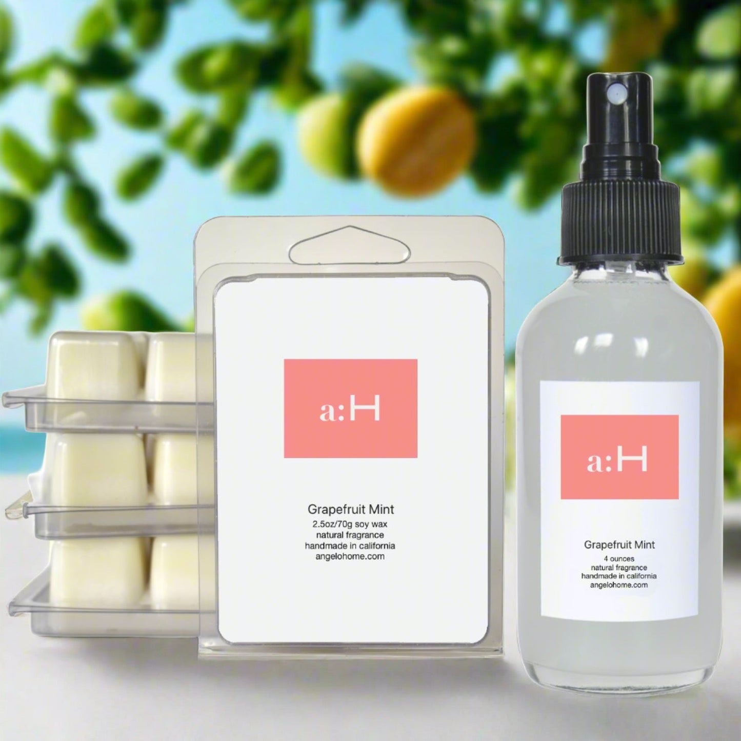 a:H - Grapefruit Mint - angelo:HOME - Home Fragrances