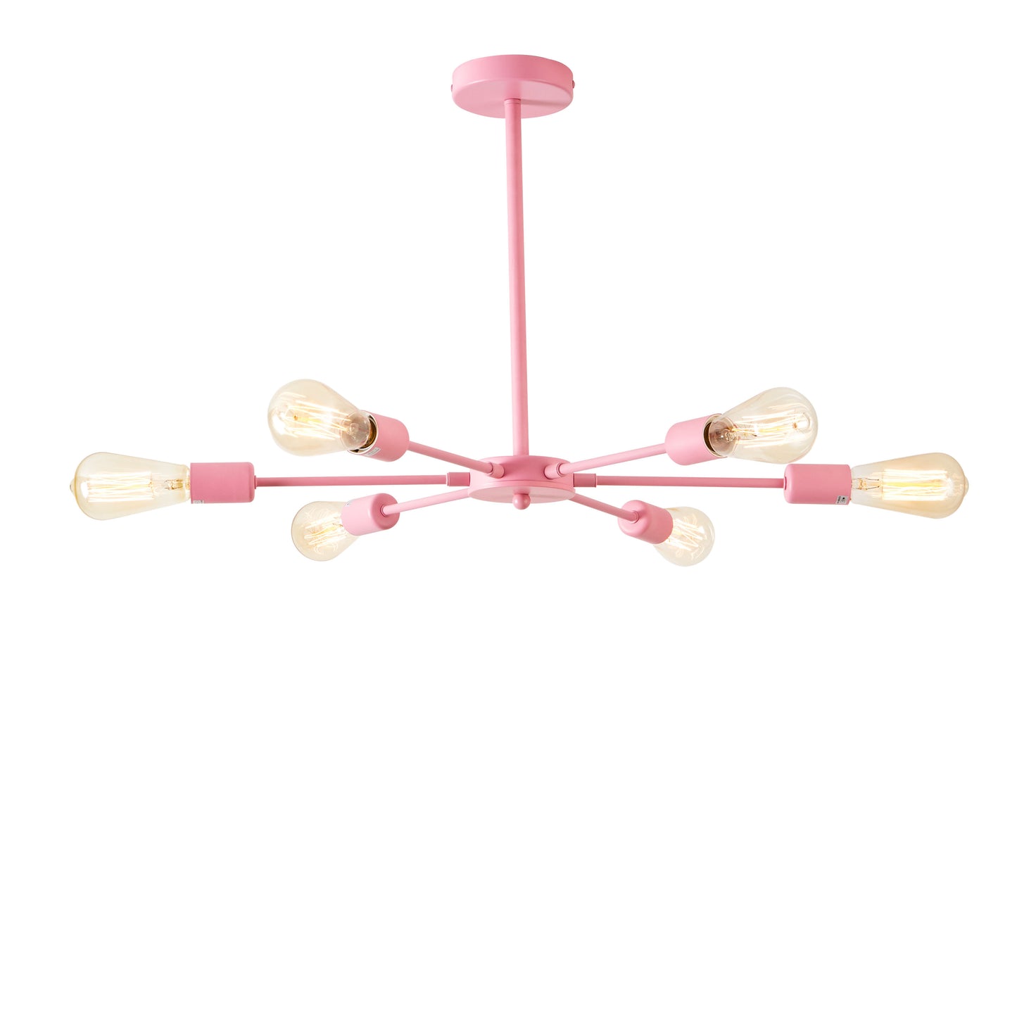 angelo:HOME Lane 6 Light Chandelier in Vintage Rose