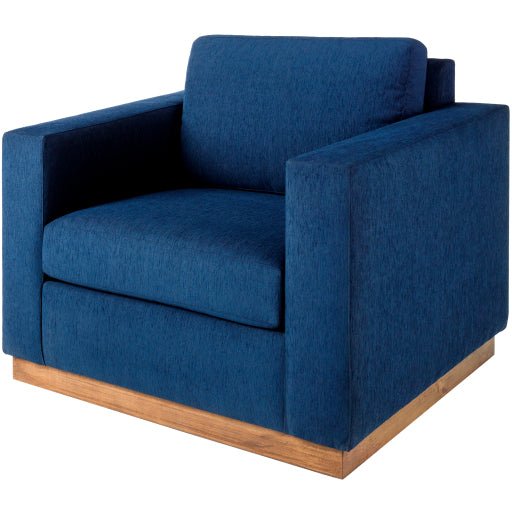 Amherst Chair in Blue AHR - 004 - angelo:HOME - Arm Chairs