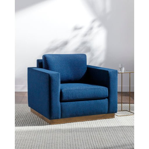 Amherst Chair in Blue AHR - 004 - angelo:HOME - Arm Chairs