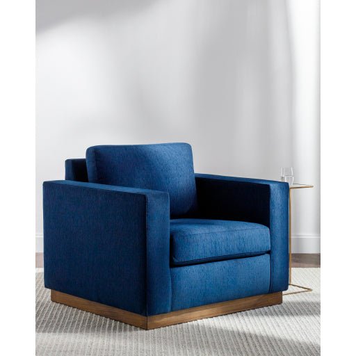 Amherst Chair in Blue AHR - 004 - angelo:HOME - Arm Chairs