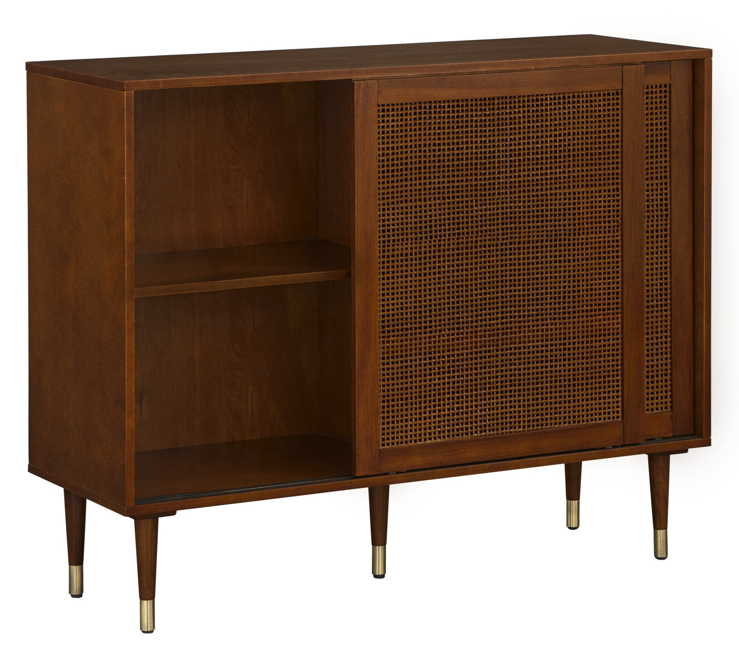 angelo:HOME Allen Rattan Buffet/Cabinet/Media Console (walnut) - angelo:HOME - Tables and Storage