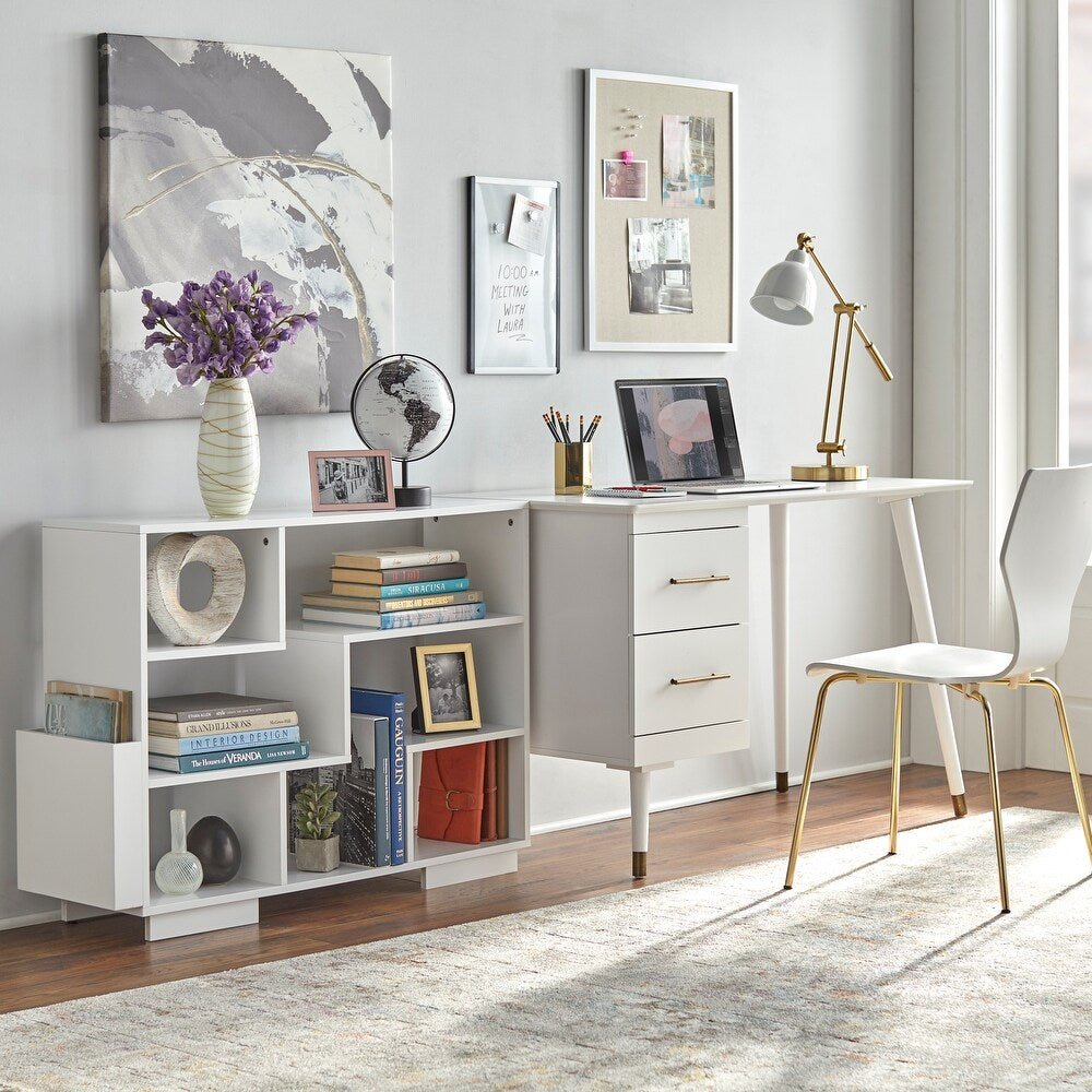 angelo:HOME Bookcase - Leon (White) - angelo:HOME - Tables and Storage