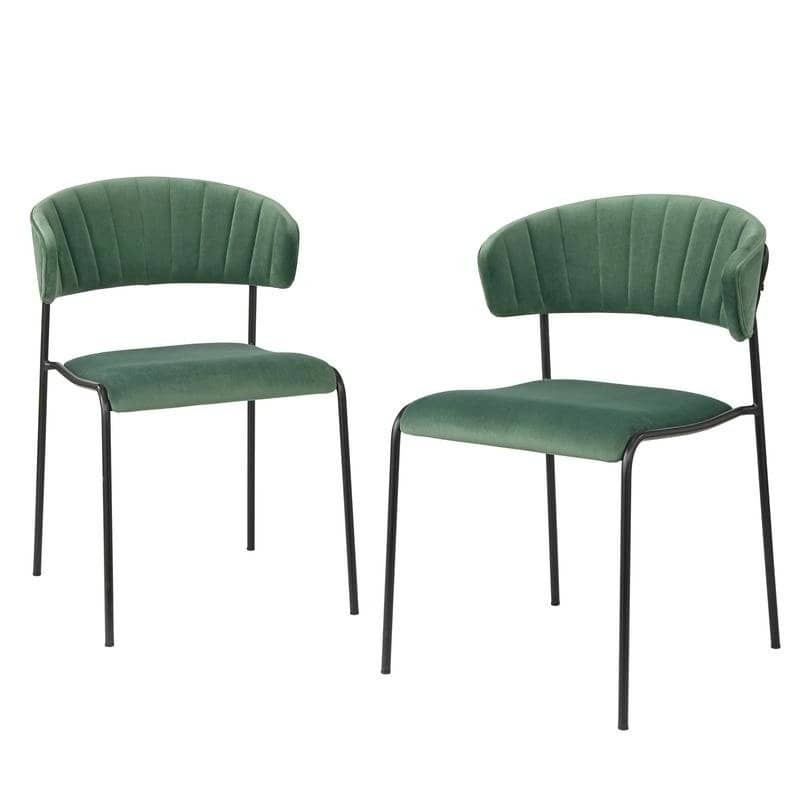 angelo:HOME Dining Chair - Kalmar - set of 2 (green) - angelo:HOME - Dining Chairs