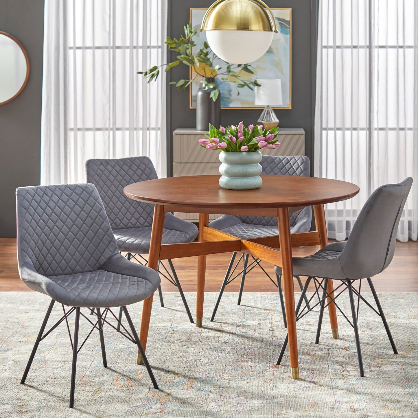 angelo:HOME Dining Set - Allen 5 - Piece - angelo:HOME - Dining Chairs