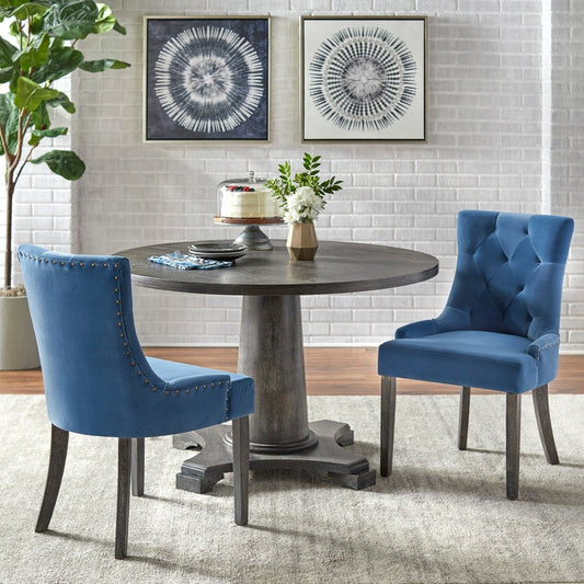 angelo:HOME Dining Set - Ariana 3 or 5 Pieces (blue) - angelo:HOME - Dining Chairs