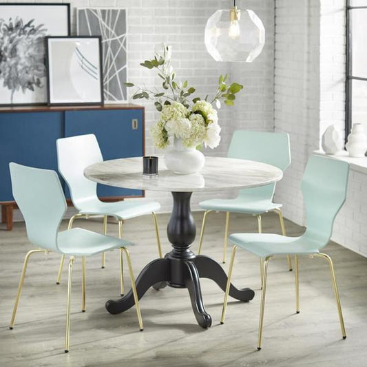 angelo:HOME Dining Set - Enna 5 - Piece (Mint) - angelo:HOME - Dining Chairs