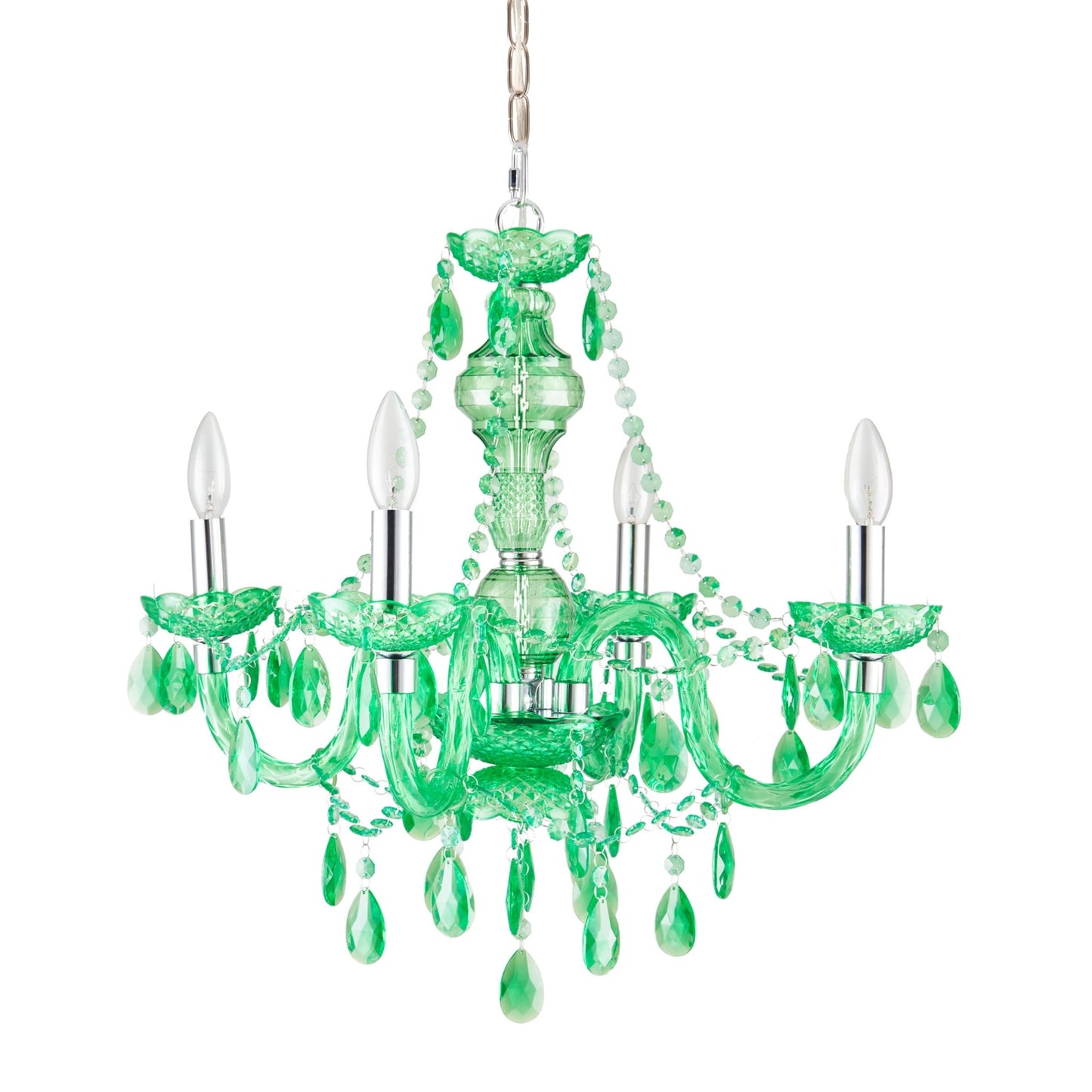 angelo:HOME Fulton Chandelier 4 Light in Spring Green - angelo:HOME - lighting