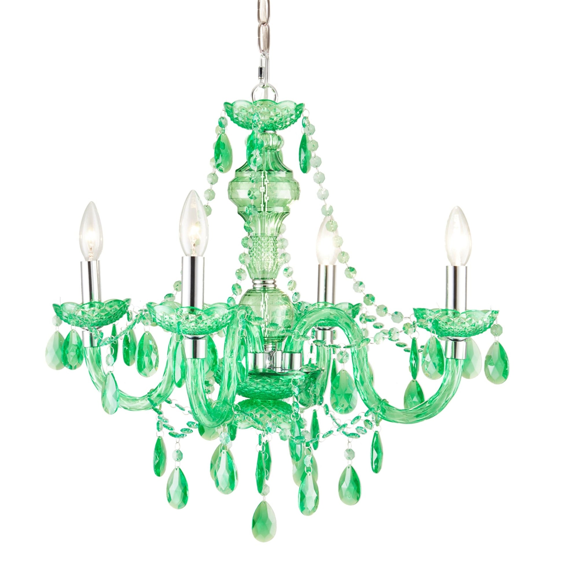 angelo:HOME Fulton Chandelier 4 Light in Spring Green - angelo:HOME - lighting