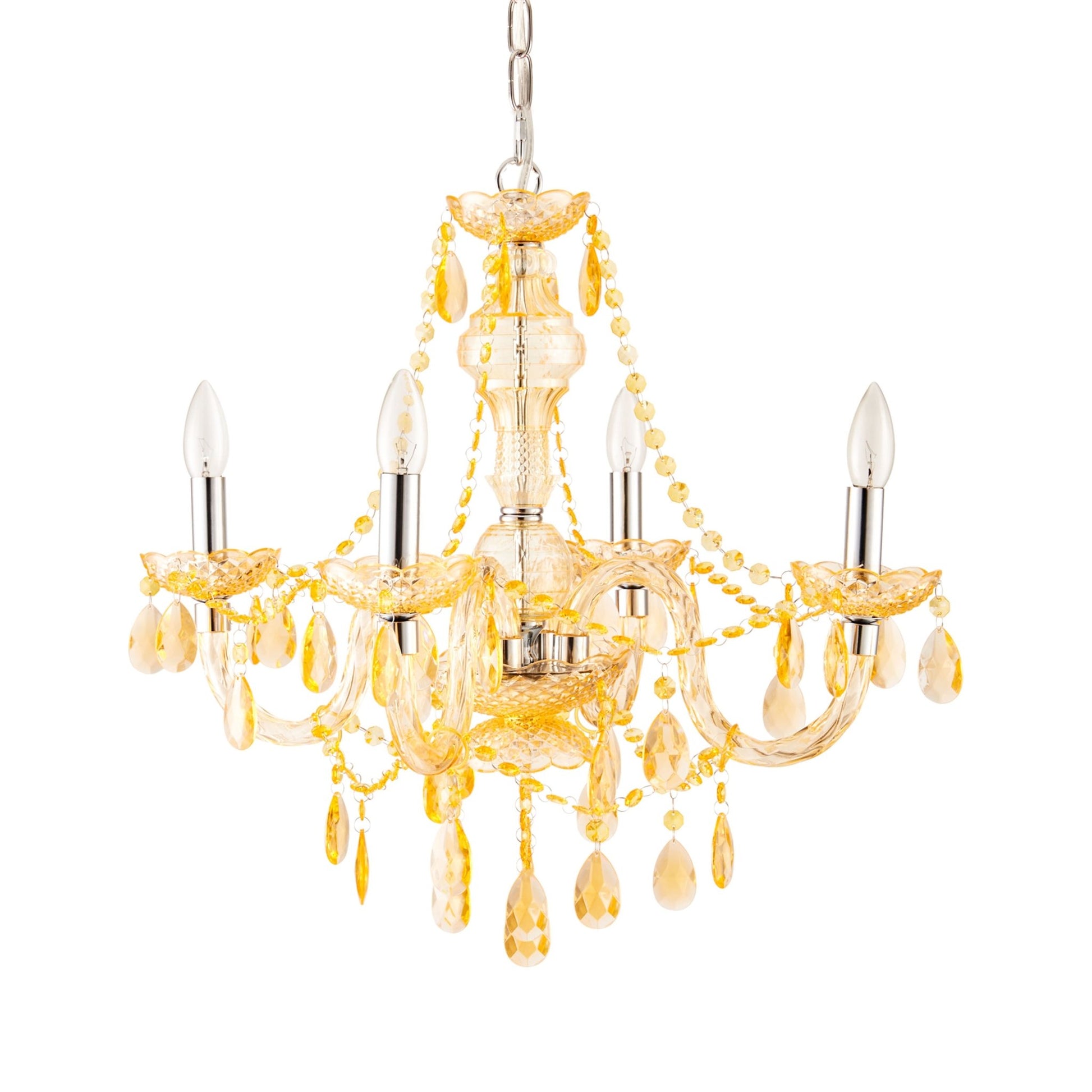 angelo:HOME Fulton Chandelier 4 Light in Summer Sand - angelo:HOME - lighting