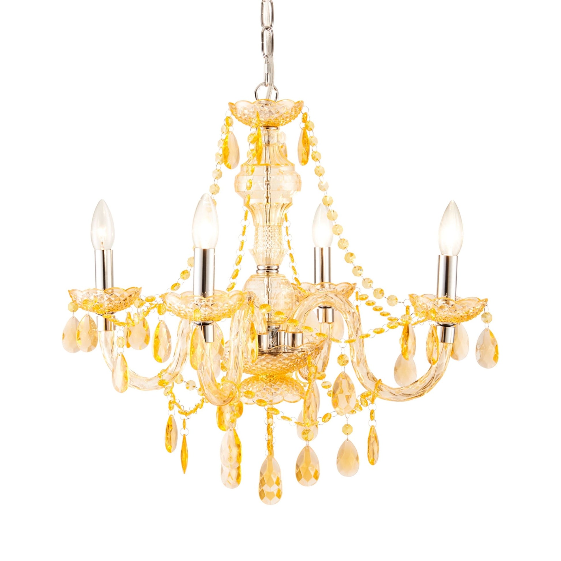 angelo:HOME Fulton Chandelier 4 Light in Summer Sand - angelo:HOME - lighting