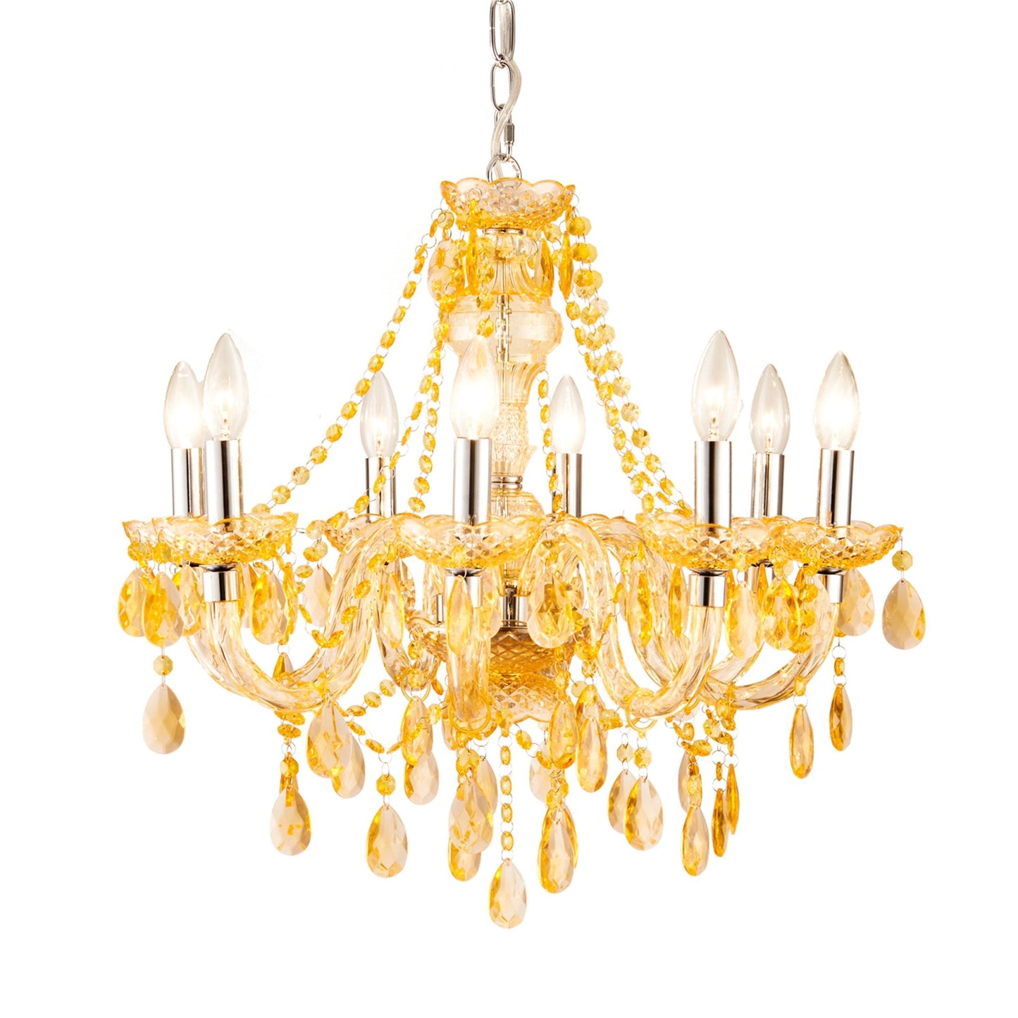 angelo:HOME Fulton Chandelier 8 Light in Summer Sand - angelo:HOME - lighting