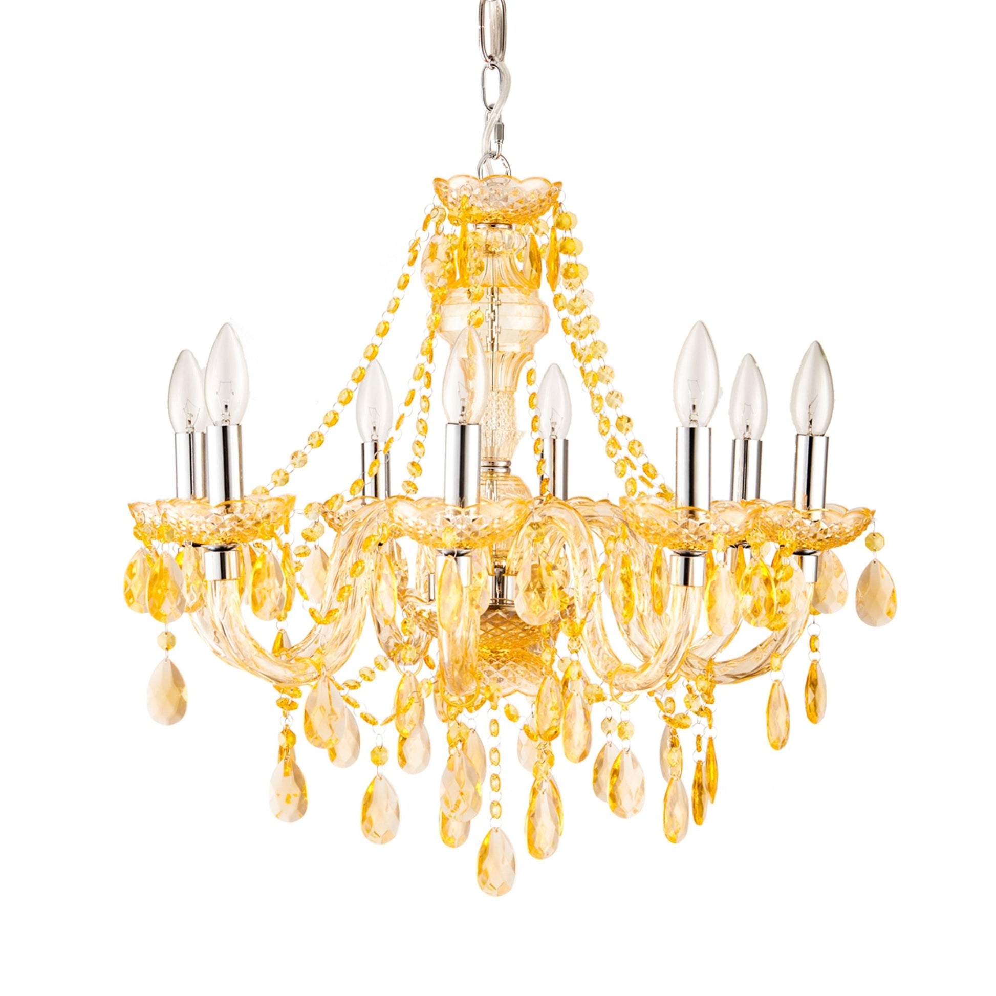 angelo:HOME Fulton Chandelier 8 Light in Summer Sand - angelo:HOME - lighting