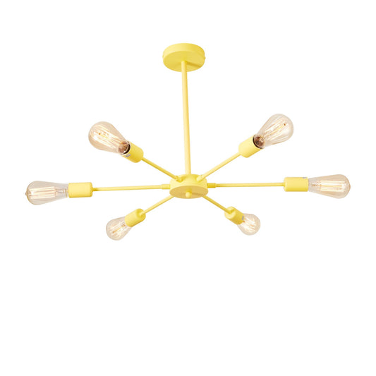 angelo:HOME Lane 6 Light Chandelier in Meyer Lemon - angelo:HOME - lighting