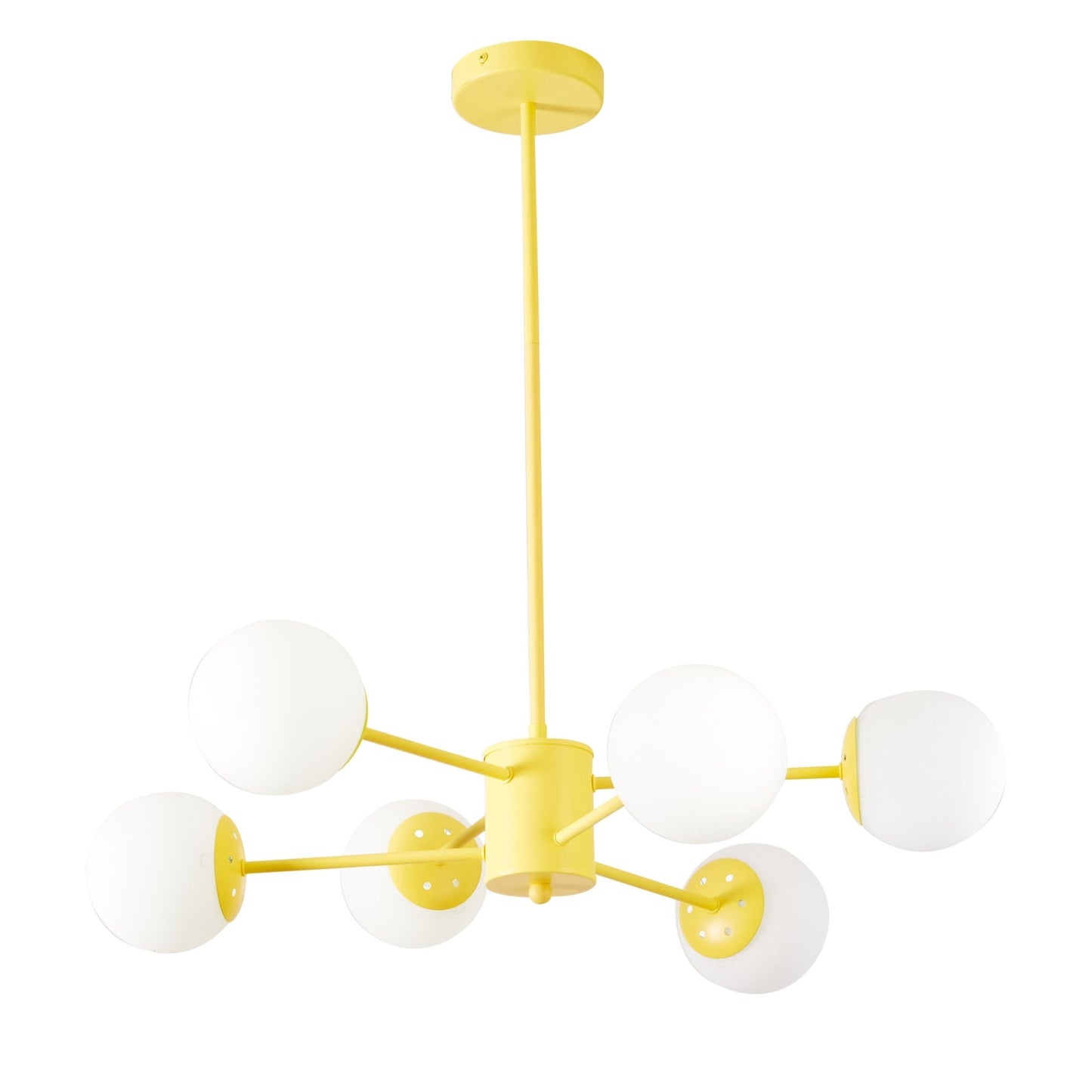 angelo:HOME Lloyd 6 Light Chandelier in Meyer Lemon - angelo:HOME - lighting