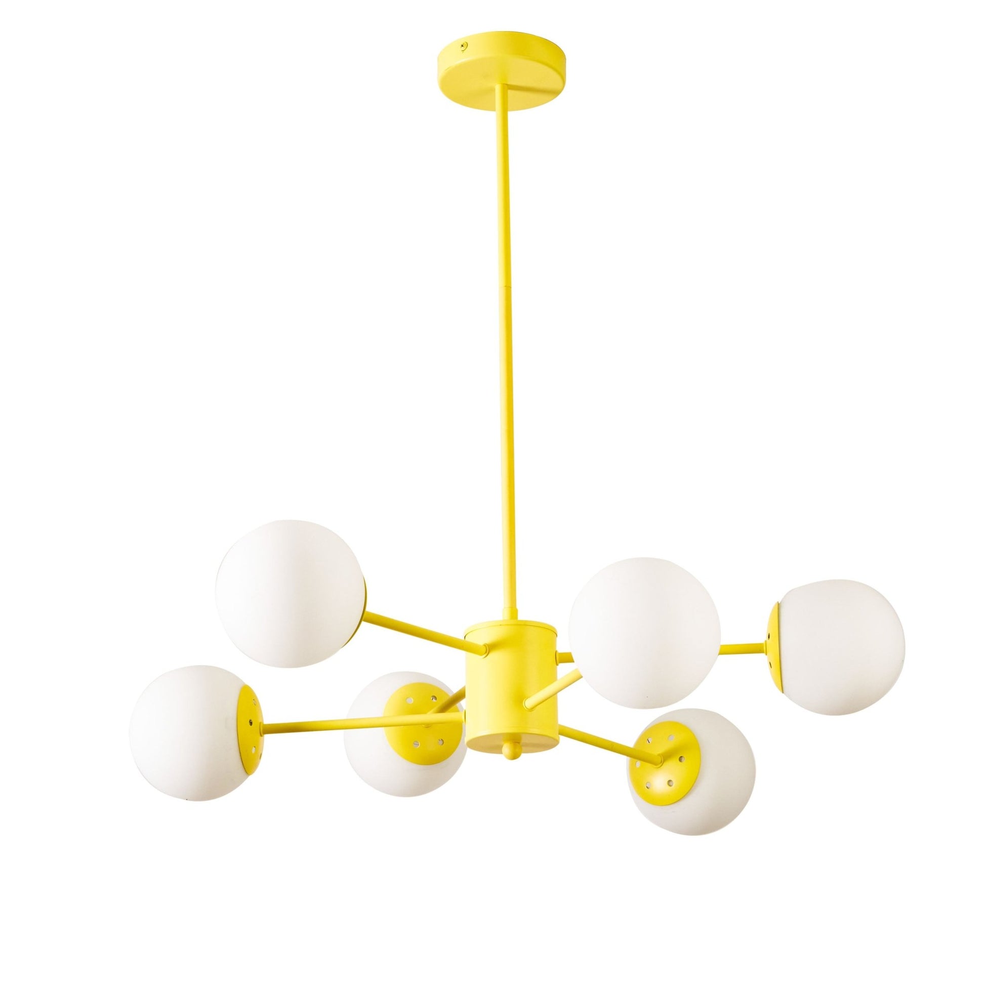 angelo:HOME Lloyd 6 Light Chandelier in Meyer Lemon - angelo:HOME - lighting