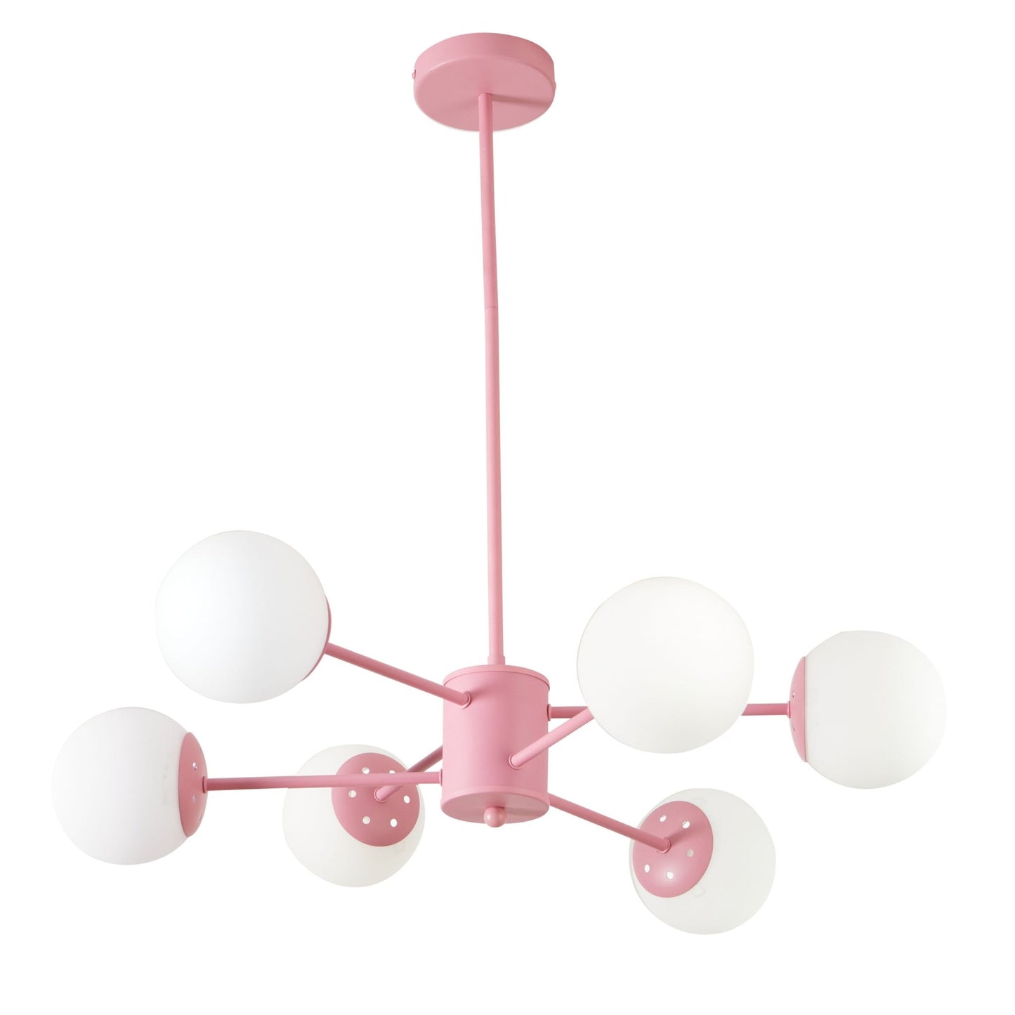 angelo:HOME Lloyd 6 Light Chandelier in Vintage Rose - angelo:HOME - lighting