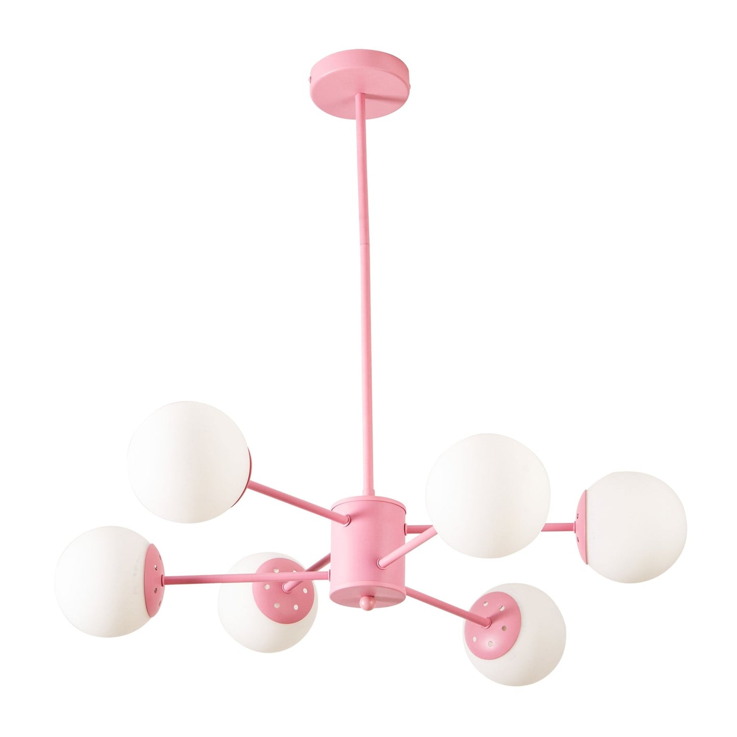 angelo:HOME Lloyd 6 Light Chandelier in Vintage Rose - angelo:HOME - lighting