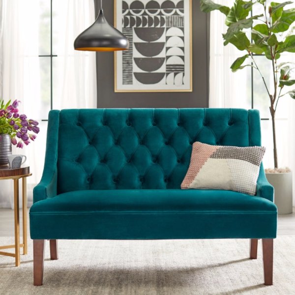 angelo:HOME Loveseat - Melina (emerald) - angelo:HOME - Loveseat