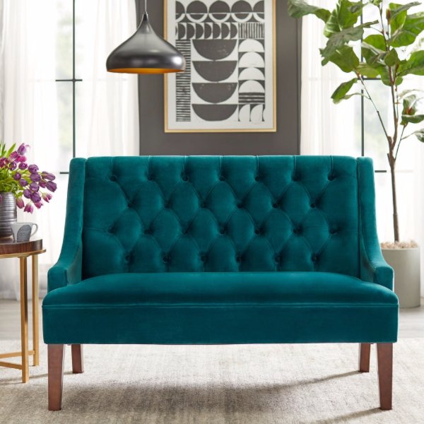 angelo:HOME Loveseat - Melina (emerald) - angelo:HOME - Loveseat