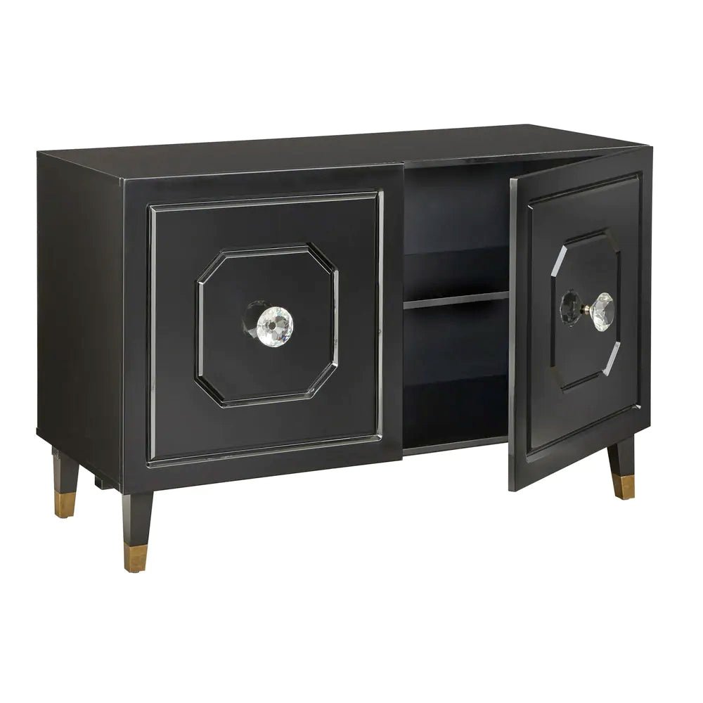 angelo:HOME TV Console/Buffet Cabinet - Jaslene (black) - angelo:HOME - Tables and Storage