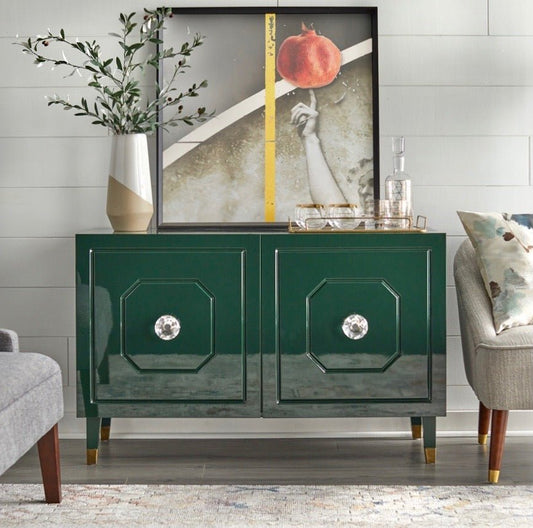 angelo:HOME TV Console/Buffet Cabinet - Jaslene (green) - angelo:HOME - Tables and Storage