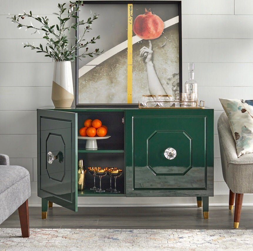 angelo:HOME TV Console/Buffet Cabinet - Jaslene (green) - angelo:HOME - Tables and Storage