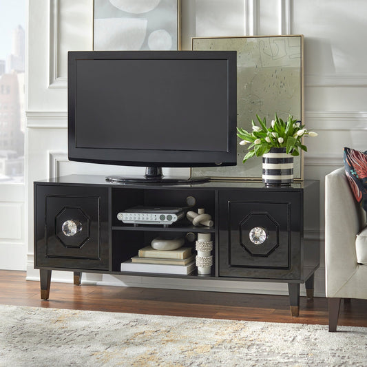 angelo:HOME TV Console/Low Cabinet - Jaslene (black) - angelo:HOME - Tables and Storage