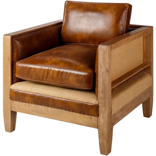 Bradford Chair in Faux Leather BDF - 001 - angelo:HOME - Arm Chairs