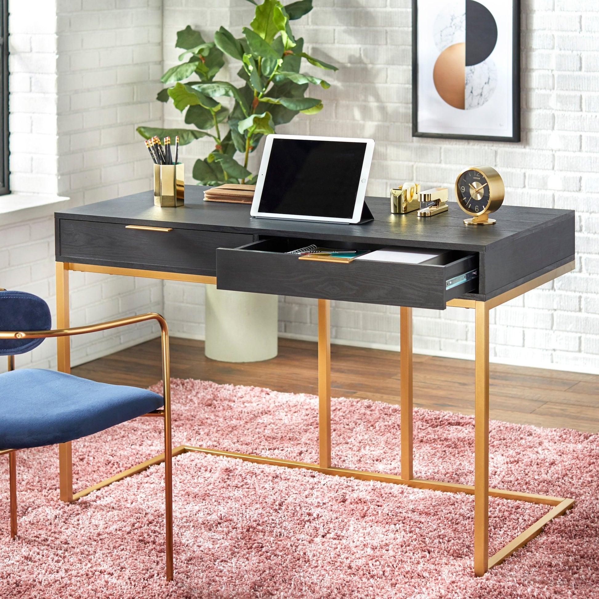 Desk - Thayer - angelo:HOME - Tables and Storage