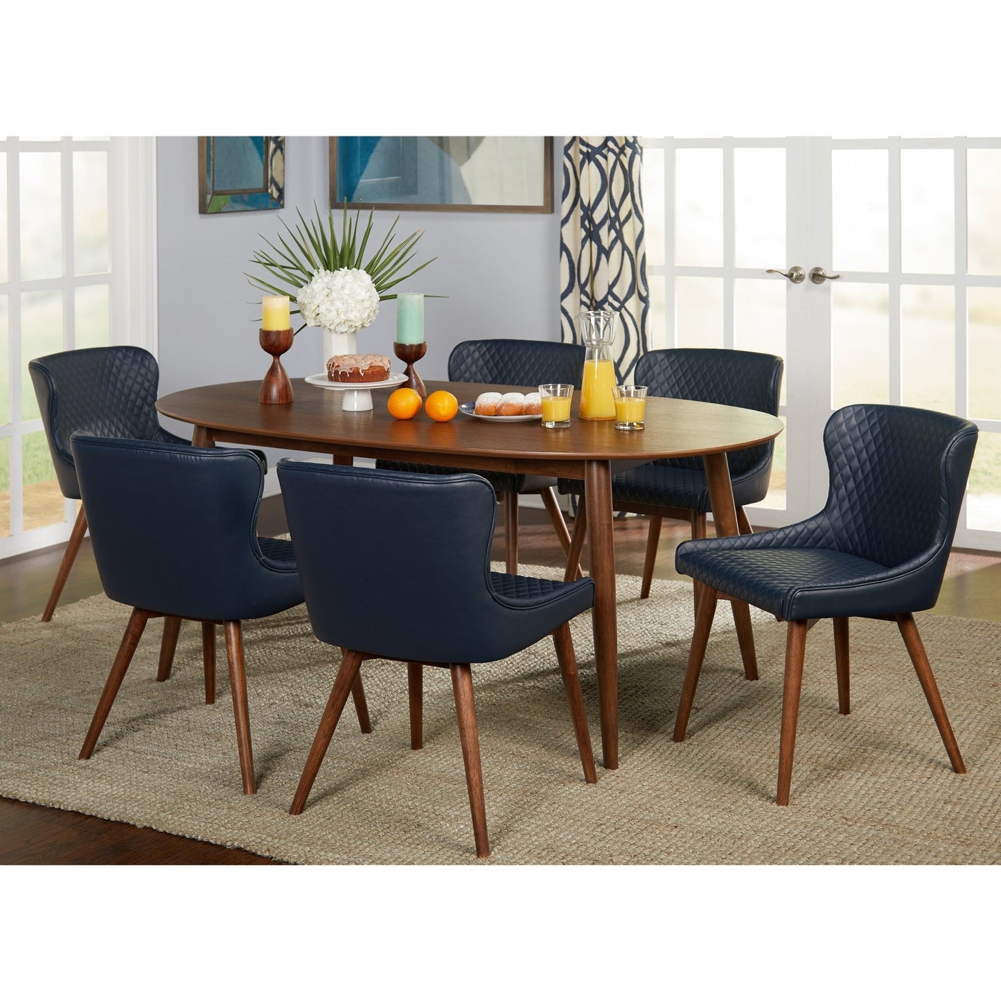 Dining Table - Seguro (walnut) - angelo:HOME - Dining Chairs