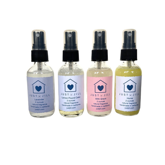Just Jill Set of 4 Room Sprays-Seasonal Sampler