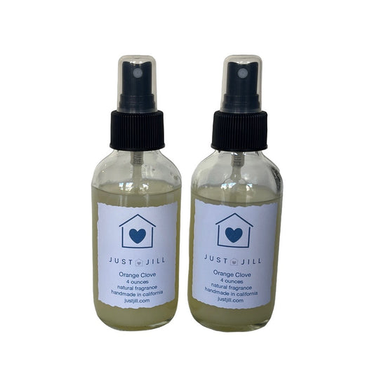 Just Jill Set of 2 Room Sprays Orange Clove