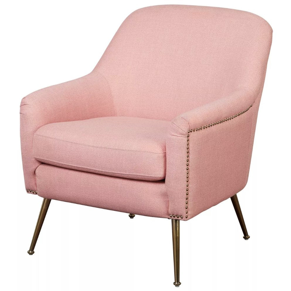 Upholstered Chair - Vita in pink - angelo:HOME - Arm Chairs